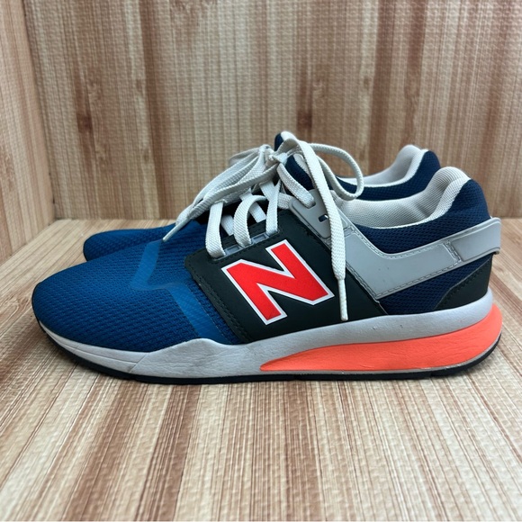 New Balance 247 V2 shoes Mens Size 7 Blue Athletic Running Sneakers KL247NFG - Picture 4 of 9